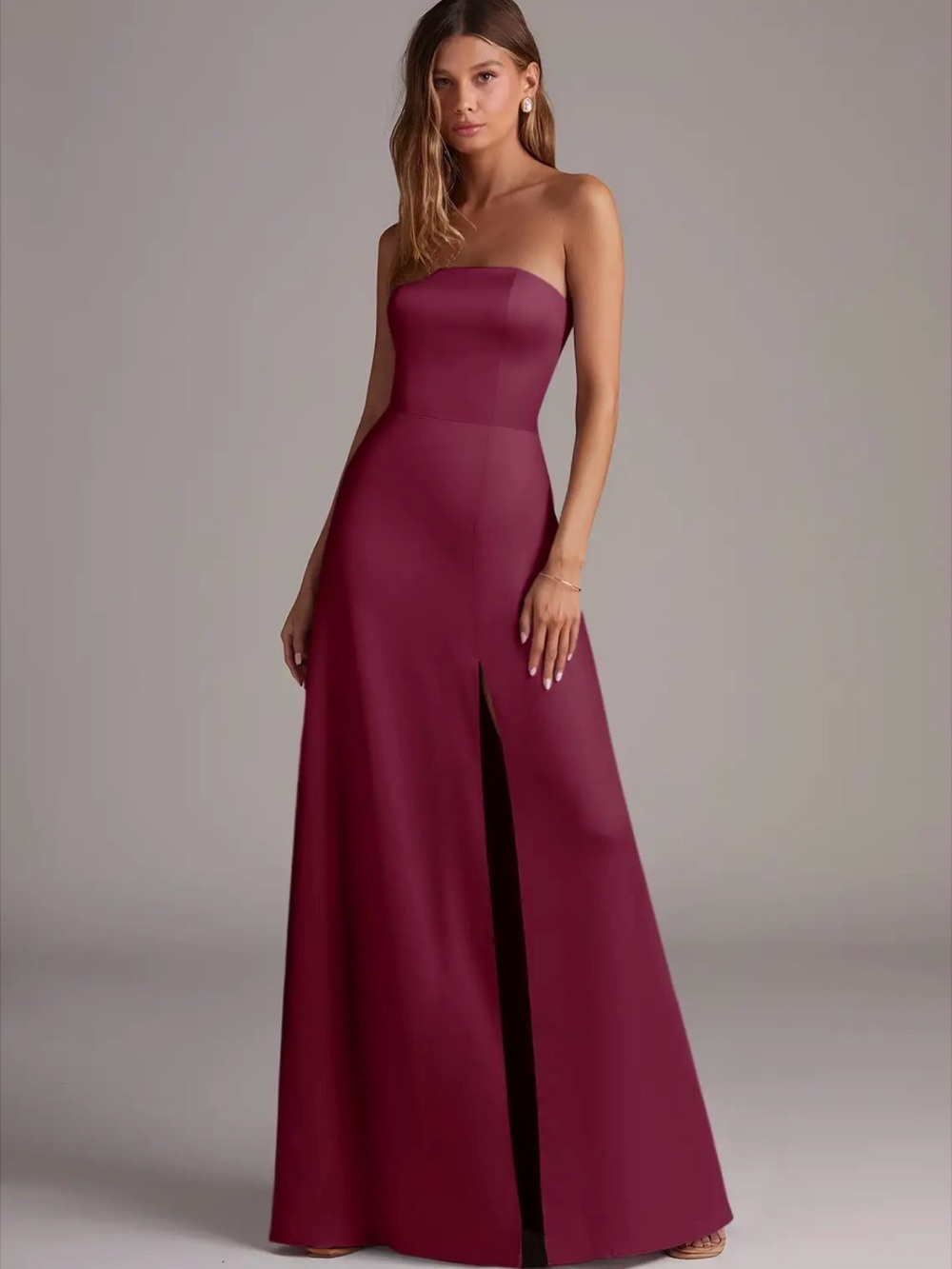 Azazie Wren Dress - Mulberry